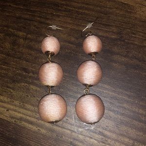 j crew woven bead earrings